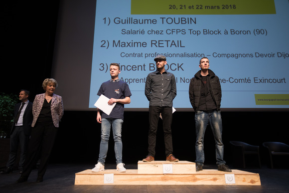 Podium des sélections régionales des Olympiades des métiers 2018 Podium des sélections régionales des Olympiades des métiers